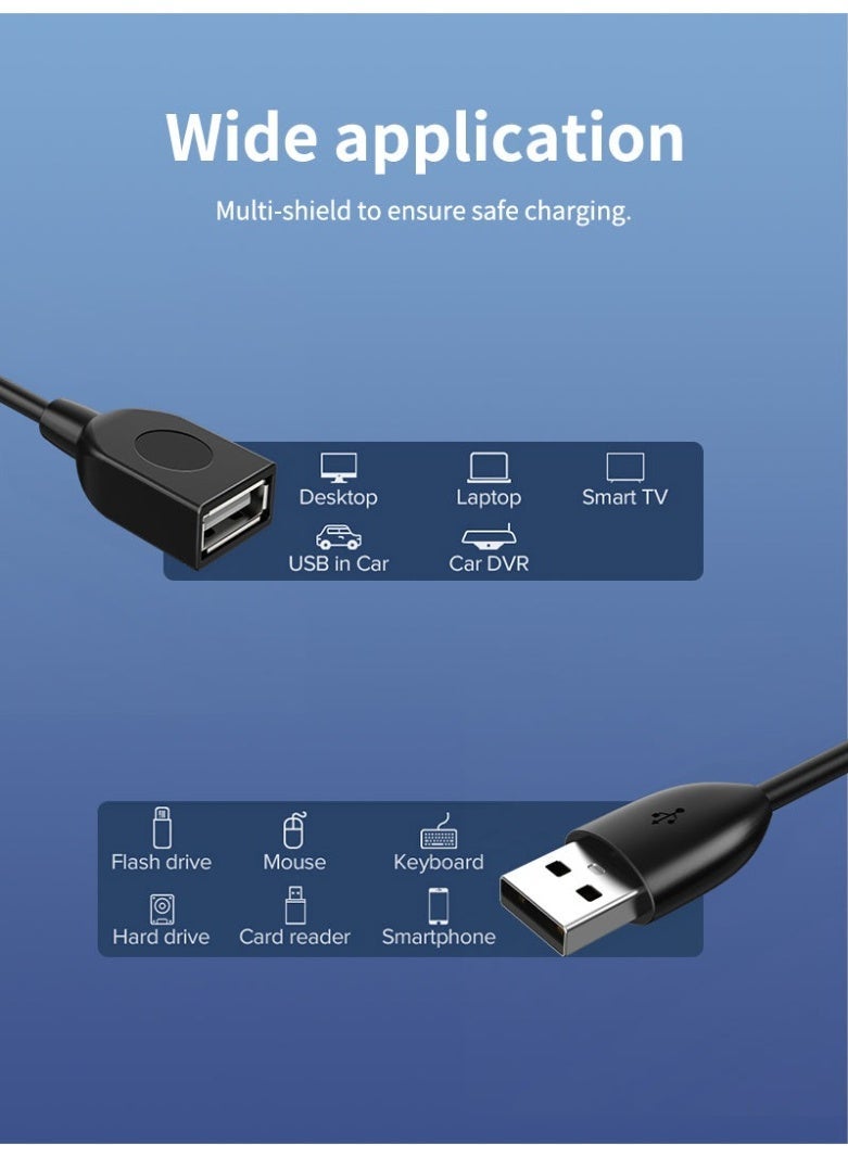 كابل تايم كابل تمديد USB 2.0 من ذكر إلى أنثى - Image 2